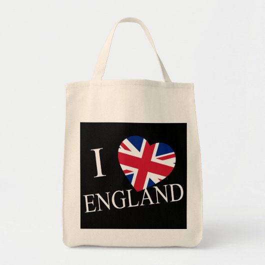 I Heartflag Engeland bij gtcnt Tote Bag (Voorkant)