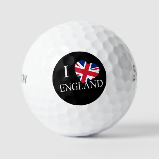 I Heartflag Engeland bij ssf gbcnt Golfballen (Voorkant)