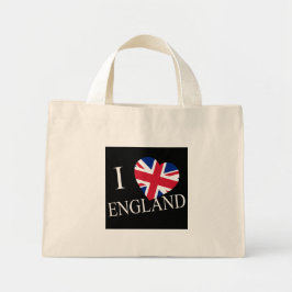 I Heartflag Engeland bij ttcnt Mini Tote Bag