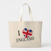 I Heartflag Engeland bk jtcnt Grote Tote Bag (Achterkant)