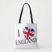 I Heartflag Engeland bk stc nt Tote Bag (Voorkant)