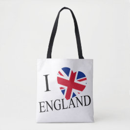 I Heartflag Engeland bk stc nt Tote Bag