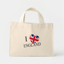 I Heartflag Engeland bk tcnt Mini Tote Bag