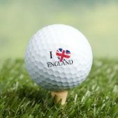 I Heartflag Engeland bk via gbcnt Golfballen (Insitu Shirt)