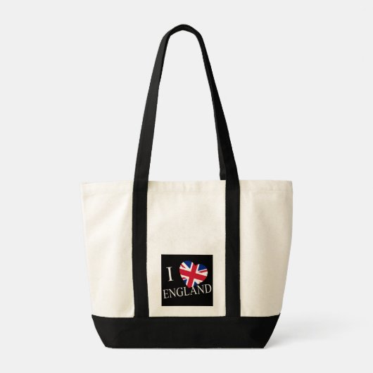 I Heartflag Engeland met itcnt Tote Bag (Achterkant)