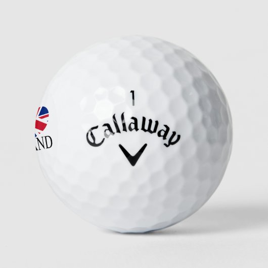 I Heartflag England bk cwb gbcnt Golfballen (Logo)
