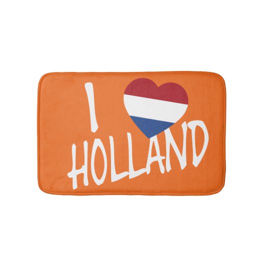 I Heartflag Holland aan of bmcnt Badmat (Voorkant)