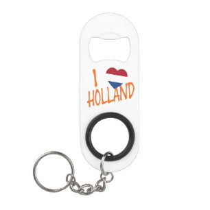 I Heartflag Holland of aan boord van een boot Mini Flessenopener