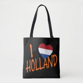 I Heartflag Holland of op bk stunt Tote Bag