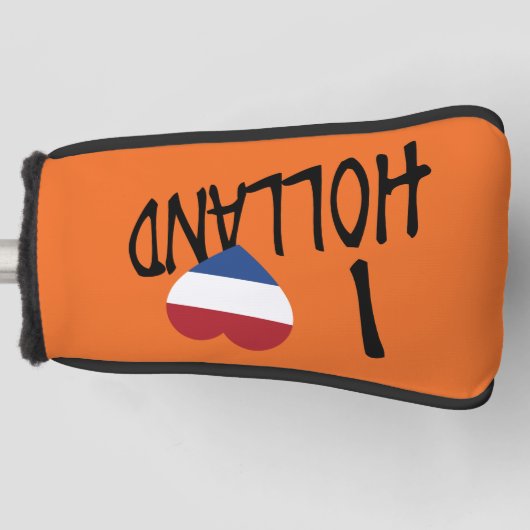 I Heartflag Holland op onze pccnt Golfheadcover (Voorkant)