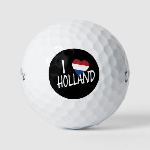 I Heartflag Holland wt op bk cwb gbcnt Golfballen