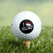 I Heartflag Holland wt op bk cwb gbcnt Golfballen (Insitu Shirt)