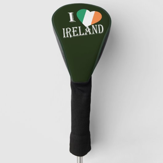 I Heartflag Ierland bij dcnt Golfheadcover (Voorkant)