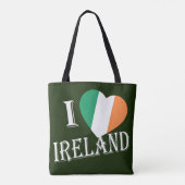 I Heartflag Ierland op stcNT Tote Bag (Achterkant)