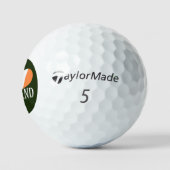 I Heartflag Ierland wt tmtp5 gbcnt Golfballen (Logo)