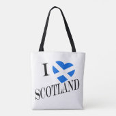I Heartflag Schotland bk stcnt Tote Bag (Achterkant)