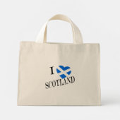 I Heartflag Schotland bk tcnt Mini Tote Bag (Achterkant)