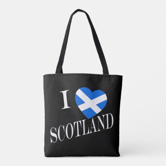 I Heartflag Schotland op stcNT Tote Bag (Achterkant)