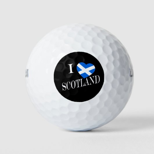 I Heartflag Schotland wu gbcnt Golfballen (Voorkant)