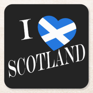 I Heartflag Scotland White onderzetter