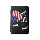 I Heartflag USA bij bmcnt Badmat (Voorkant Verticaal)