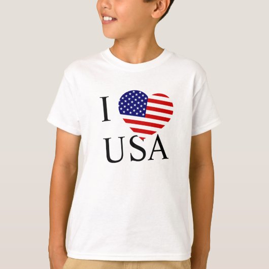 I Heartflag USA bk bcnt T-shirt (Voorkant)