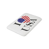 I Heartflag USA bk bmcnt Badmat (Gekanteld)