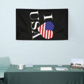 I Heartflag Verenigde Staten at (v) bnrcnt Spandoek (Beurs)