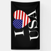I Heartflag Verenigde Staten om (h) bnrcnt Spandoek (Verticaal)