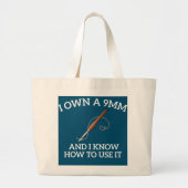 i heb een 9 mm gehaakte garens grote tote bag (Voorkant)