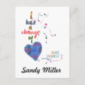 I heeft Change of Heart Recipient Briefkaart (Voorkant)