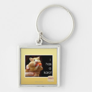 I heeft een karot sleutelhanger