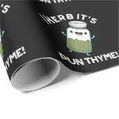 I Herb It's Pun Thyme Grappig Eten Kruid Pun Donke Cadeaupapier (Rol Hoek)