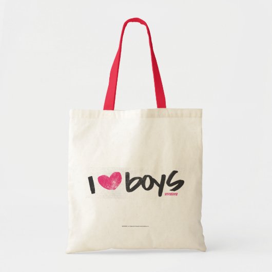 I het Magenta van de Jongens van het Hart Tote Bag (Voorkant)