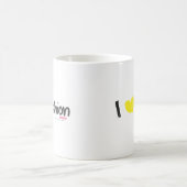 I het Roze van de Mode van het Hart Koffiemok (Center)