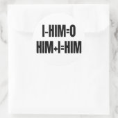 I - HIJ = 0 Sticker (Tas)