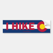 I Hike Colorado Bumpersticker (Voorkant)