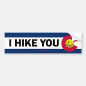 I Hike You Colorado Bumper Sticker (Voorkant)