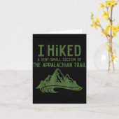 I Hiked A Very Small Section Of The Appalachian Tr Kaart (Gele Bloem)