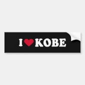 I HOEFT VAN KOBE BUMPERSTICKER (Voorkant)