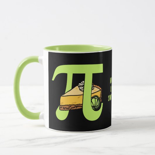 I HOOR VAN PIE EN PI Day Mok (Links)