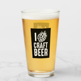 I Hop Craft Beer Glas