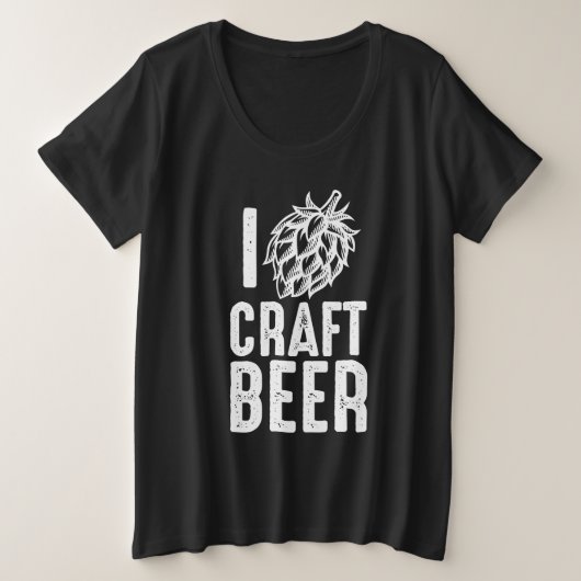 I Hop Craft Beer Grote Maat T-shirt (Design voorkant)