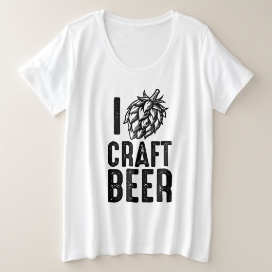 I Hop Craft Beer Grote Maat T-shirt (Design voorkant)
