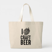 I Hop Craft Beer Grote Tote Bag (Achterkant)