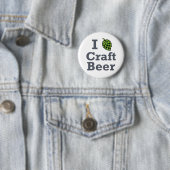 I [hop] Craft Beer Ronde Button 5,7 Cm (In situ)