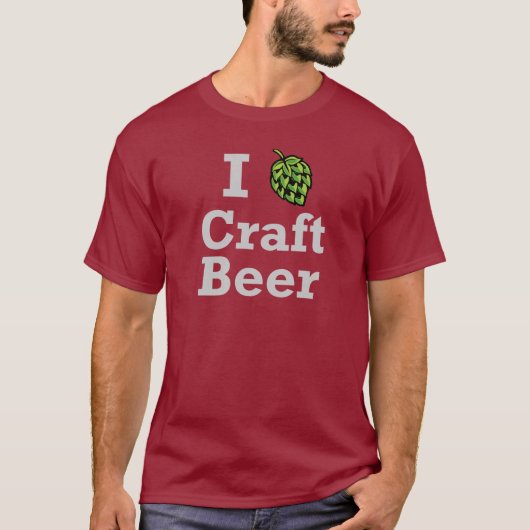 I [hop] Craft Beer T-shirt (Voorkant)