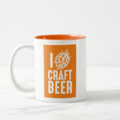I Hop Craft Beer Tweekleurige Koffiemok (Links)