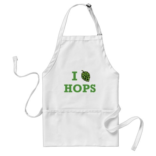 I [hop] Hop Apron Standaard Schort (Voorkant)