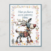 I Hope You Have A DEER-LIGHTFUL Holiday Feestdagenkaart (Voorkant)